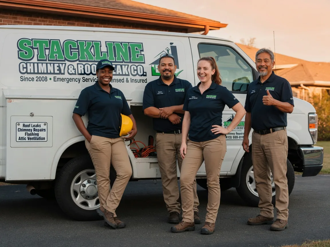 Chimney flashing repair company in Lenzburg, IL